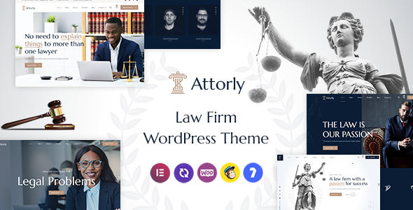 Attorly - Law Firm WordPress Theme Logo