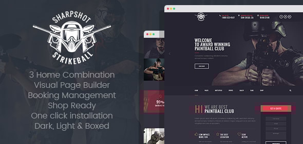 SharpShot - Responsive WordPress Theme Logo