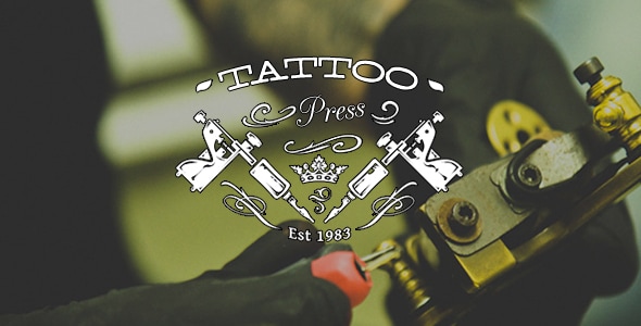 TattooPress - A Wordpress Theme for Ink Artists Logo