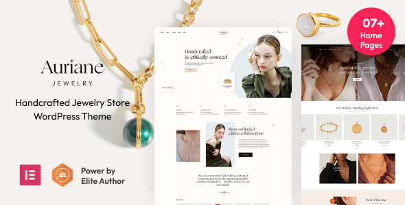 Auriane - Handcrafted Jewelry Store WordPress Theme Logo