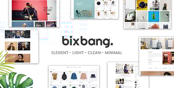 Bixbang - Minimalist eCommerce WordPress Theme Logo