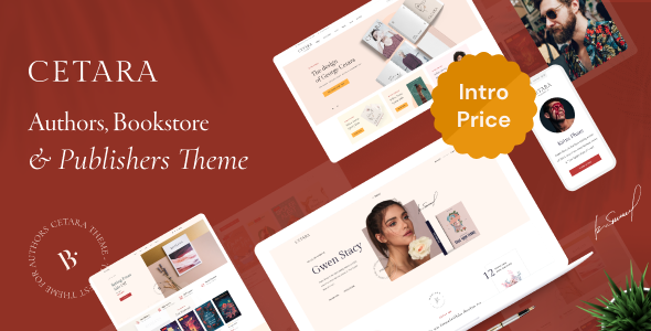 Cetara - Beautiful WordPress Theme for Authors Logo
