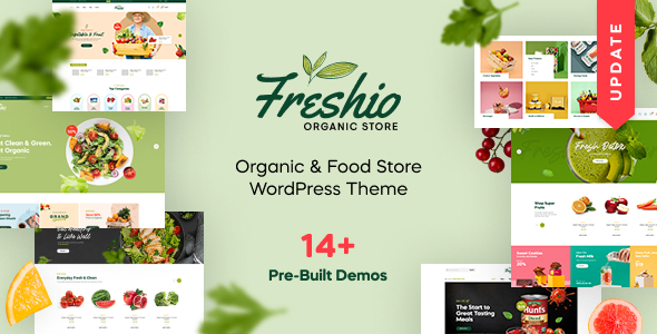 Freshio - Organic & Food Store WordPress Theme Logo